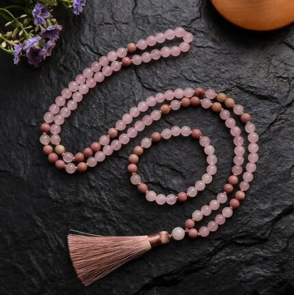 Rose Quartz Mala
